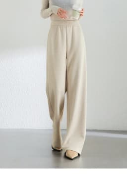 SENTUBILA Casual Straight Wool Pant Women Thick Warm High Waist Knitted Sweatpant Winter Trousers 2024 Woman Clothes 144K56338