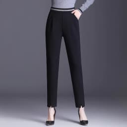 HighWaist Harun Pants Women's Spring/Autumn Fashion Large Size Women's Pants Elastic Waist Loose Casual Straight Tube Pants 5XL