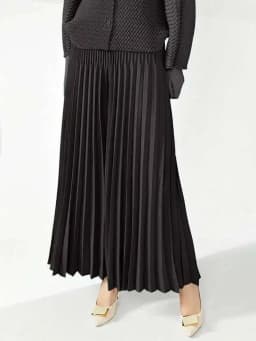 LANMREM Casual Loose Pleated Long Pants Women High Waist Solid Color Wide Leg Trousers Versatile 2024 Spring New 2AA4480