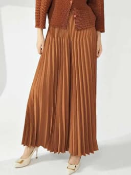 LANMREM Casual Loose Pleated Long Pants Women High Waist Solid Color Wide Leg Trousers Versatile 2024 Spring New 2AA4480