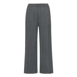 Miyake Pleated Straight Loose Pants Women's Casual Korean Fashion Basics Aesthetic Clothing