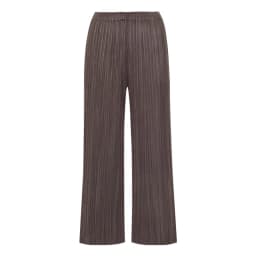 Miyake Pleated Straight Loose Pants Women's Casual Korean Fashion Basics Aesthetic Clothing