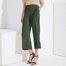Miyake Pleated Straight Loose Pants Women's Casual Korean Fashion Basics Aesthetic Clothing