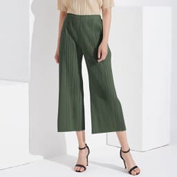 Miyake Pleated Straight Loose Pants Women's Casual Korean Fashion Basics Aesthetic Clothing