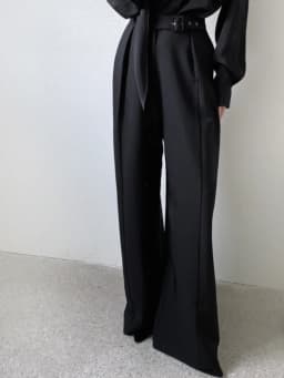 Korean Style High Waist Slimming Casual Pants Women's Spring New Small Design Sense Elegant Wide Leg Pants Commute Style