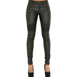 2026 winter Sexy Women Pu Leather Black Pants Zipper Stretch Bodycon Ruched Patchwork punk clothes Women Pencil Long Pants White
