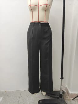 Straight Pants Women High Waist Formal Suit Trousers Female Business Full Length Button Fly Spring Summer Office Lady 2026