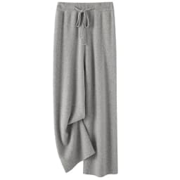 100%Wool Pants Women Autumn Winter, High Waist Warm Loose Wide Leg Pants 2025