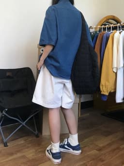 Pure Cotton Khaki Workwear Short Pants Women Summer Student Loose Slimming Sport Five-Quarter Wide Leg Trousers Street Style ...