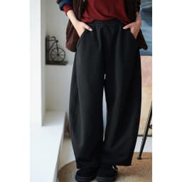 K67176 Korean Style Banana Pants Loose Elastic Waist Thickened Frayed Hem Casual Pants for Women