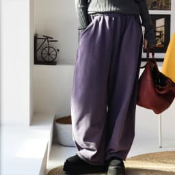 K67176 Korean Style Banana Pants Loose Elastic Waist Thickened Frayed Hem Casual Pants for Women