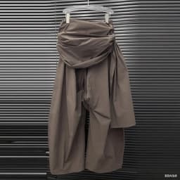 SuperAen Korean Style 2025 Summer New Design Women's Spliced Waist Folds Casual Pants Fashion Loose Long Wide-leg Pants