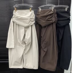SuperAen Korean Style 2025 Summer New Design Women's Spliced Waist Folds Casual Pants Fashion Loose Long Wide-leg Pants