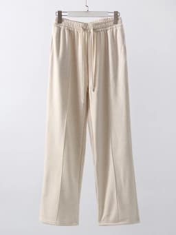 MiuKoMiYa Autumn Gray Woolen Pants Women Wide Leg Straight Long Trousers Office Lady High Waist Women Beige Formal Pants Loose