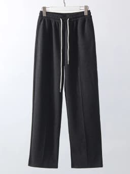 MiuKoMiYa Autumn Gray Woolen Pants Women Wide Leg Straight Long Trousers Office Lady High Waist Women Beige Formal Pants Loose
