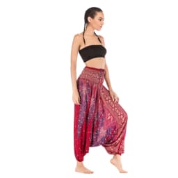 Boho Palazzo Pants Wide Leg Yoga Leggings Big and Plus Size Harem Pants Jumpsuit Hippie Clothes