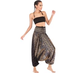 Boho Palazzo Pants Wide Leg Yoga Leggings Big and Plus Size Harem Pants Jumpsuit Hippie Clothes