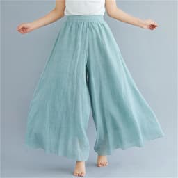 Korean Irregular Casual Cotton Linen Pants Women Casual Wide Leg Summer Candy Color Sweatpants Ankle-length Straight Trousers