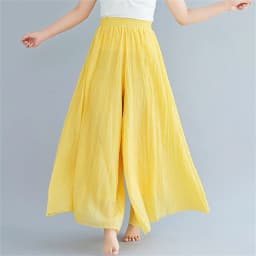 Korean Irregular Casual Cotton Linen Pants Women Casual Wide Leg Summer Candy Color Sweatpants Ankle-length Straight Trousers
