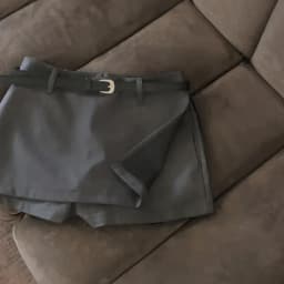 High Waist Short Pants Skirt Pants Versatile All Seasons Women's Casual Trousers Polyester Fiber 100% High Waist Shorts