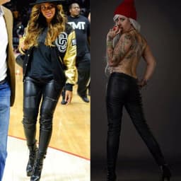 Stretch Faux Pu Leather Pants Women Skin Tight Motorcycle Gothic Punk Rock Pencil Trousers Zipper Moto Biker Leggings Black XS