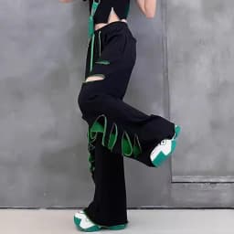 High-waisted wide-leg pants women's summer new thin loose large-size straight casual pants sweatpants women