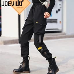 Cargo Pants Women's Loose Straight Sweatpants Leg Ankle Casual Pants Joggers Streetwear Outfits Fashion Hip Hop Sports Trousers