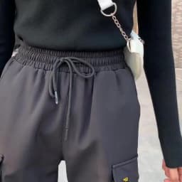 Cargo Pants Women's Loose Straight Sweatpants Leg Ankle Casual Pants Joggers Streetwear Outfits Fashion Hip Hop Sports Trousers
