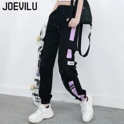 Cargo Pants Women's Loose Straight Sweatpants Leg Ankle Casual Pants Joggers Streetwear Outfits Fashion Hip Hop Sports Trousers