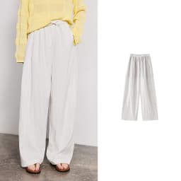 TOYOUTH Women Versatile Balloon Pants 2026 Spring New Wrinkle-Resistant Loose Wide-Leg Casual Trousers