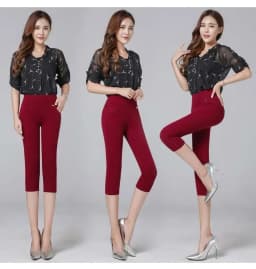 S-6XL winter warm 2023 high Elastic Waist Casual stretch Skinny Pencil Pants Women trousers clothe Clothing Female Leggings