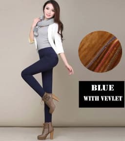 S-6XL winter warm 2023 high Elastic Waist Casual stretch Skinny Pencil Pants Women trousers clothe Clothing Female Leggings