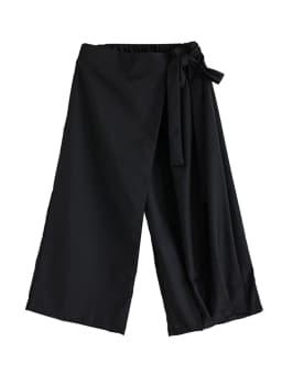 Black Vintage High Elastic Waist Wide Leg Pants Women Spring Autumn New Casual Loose Pleated Trousers Fashion Streetwear 2026