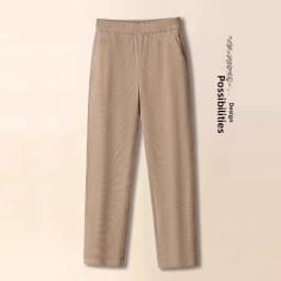 Corduroy Straight Leg Pants Women's Spring Autumn Popular Loose Fit Slimming Casual Long Trousers High Waist Polyester Fiber