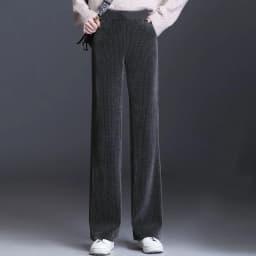 Fce Lined Unlined Corduroy Wide Leg Pants Women Casual Pants Autumn Winter New Sle Thi Straight Loose plus Size Pants