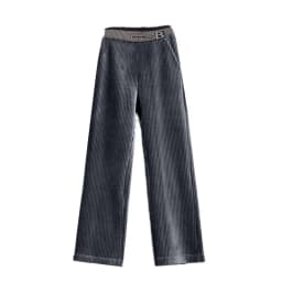 Fce Lined Unlined Corduroy Wide Leg Pants Women Casual Pants Autumn Winter New Sle Thi Straight Loose plus Size Pants