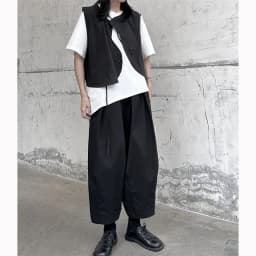 Artistic High Waist Wide Leg Pants Women's Summer Cotton Linen Carrot Shape Loose Casual Harlan Lantern Pants Commute Style