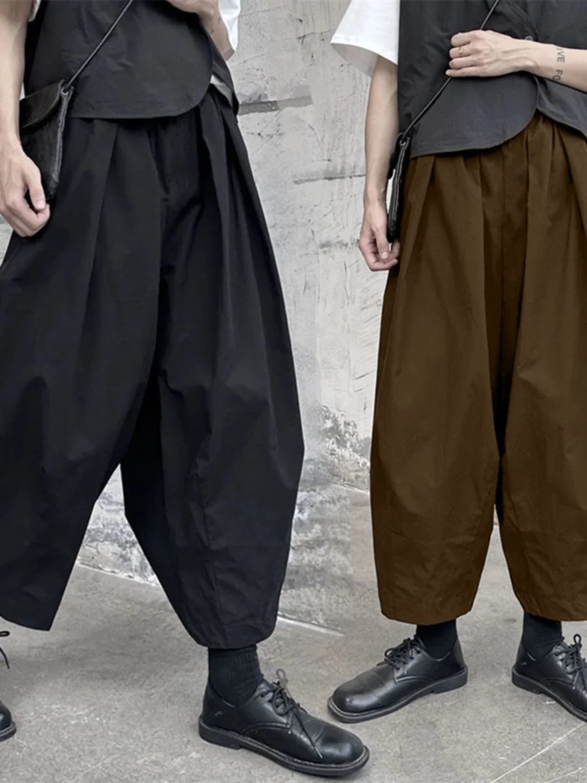 Artistic High Waist Wide Leg Pants Women's Summer Cotton Linen Carrot Shape Loose Casual Harlan Lantern Pants Commute Style
