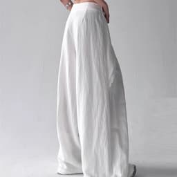 Women Vintage Loose Wide Leg Pants Straight Trousers Casual All-match Summer Pants High Waist Streetwear Oversized Pants