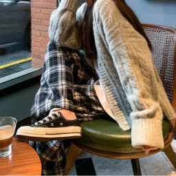 Black and White Plaid pants Oversize New Women Casual Loose Wide Leg Trousers Ins Retro Teen Straight Trousers Hiphop Streetwear
