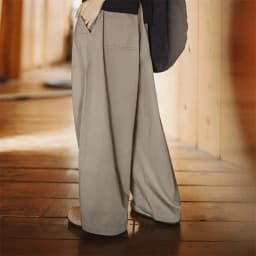 Maden New Casual Khaki Wide Leg Trousers Women's Spring Summer Elastic Waist Pocket Cargo Pants Street Fashion Slimming Bottom