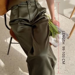 Spring Summer Women's High Waist Wide Leg Trousers Loose Fit Classic Black Silk Satin Casual Korean Style Pants Female Clothing