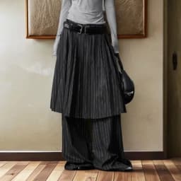 Summer Pink Striped Design Wide-leg Jeans Women's Casual Loose High Waist Loose Straight Pants Drape Floor Jeans Pants Chic New