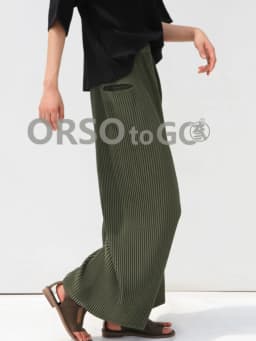 Miyake Pleated Autumn New Straight-leg Casual Pants For Women With a Drooping Effect, Large-sized Loose Pants That Show off