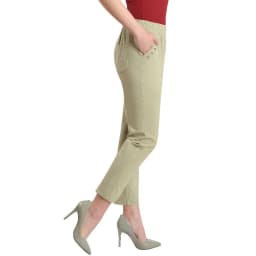 2026 Summer Women Pants Middle-aged Lady Elastic Waist Loose Casual Pants 4XL Pocket Thin Female Straight Trousers 2300