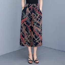 women's Pants Summer trousers Casual Straight Leg Floral Print  Loose Pants Wide Leg Pants