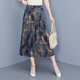 women's Pants Summer trousers Casual Straight Leg Floral Print  Loose Pants Wide Leg Pants