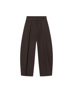 HH Women Spring Elegant Vintage Zipper Balloon Version Pleated Trousers Female High Street Loose Pockets 3-color Pants Mujer