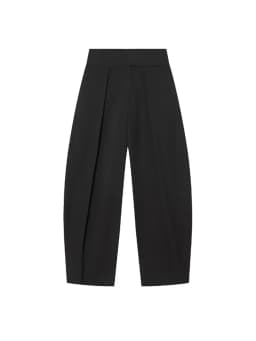 HH Women Spring Elegant Vintage Zipper Balloon Version Pleated Trousers Female High Street Loose Pockets 3-color Pants Mujer