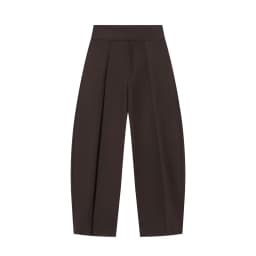 HH Women Spring Elegant Vintage Zipper Balloon Version Pleated Trousers Female High Street Loose Pockets 3-color Pants Mujer